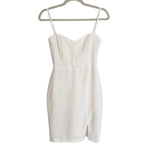 Nookie Sweetheart Mini Dress White XS Party Neutral Cocktail Contemporary